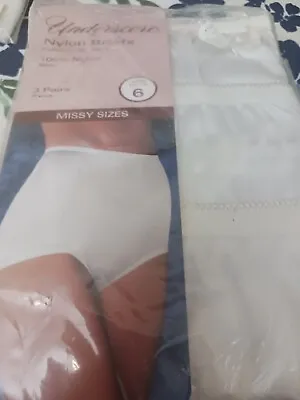 Vintage Underscore  Womens  Nylon Briefs Sealed JCPenney Missy Size 6 • $20