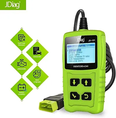 OBD2 Scanner OBD Code Reader Car Check Engine Automotive Fault Diagnostic Tool • $25.25