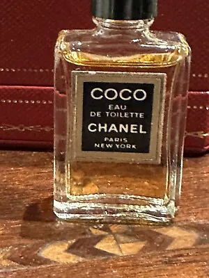Vintage Chanel Coco Eau De Parfum Travel Size Full Cologne 3.5 ML Mini Bottle • $35