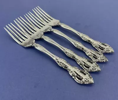 Set Of Four Oneida Stainless Michelangelo Heirloom 18/10 Dinner Fork 7 1/4  • $30