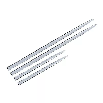 ABS Chrome Car Body Door Side Molding Trim Sill Cover Guard Strips Accessories • $69.74