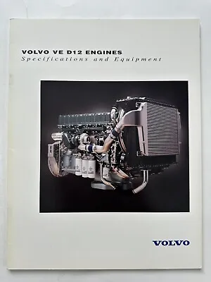 Volvo VE D12 Diesel Truck Engine Brochure 1996 (VN) White GMC • $4.99