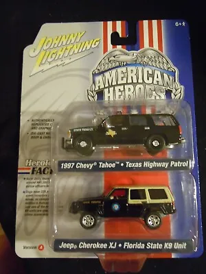 2023 Johnny Lightning American 2-PACK 1997 CHEVY TAHOE & JEEP CHEROKEE XJ VAR3 • $7.99