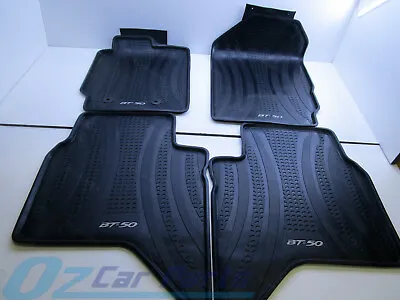 Genuine Rubber Floor Mat Set For Mazda Ute Dual Cab Bt50 2011-2020 New X4 Pcs • $219