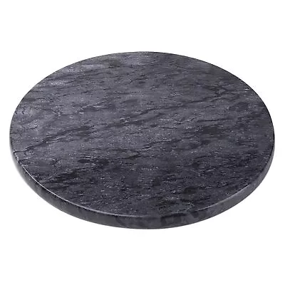 Flexzion Round Marble Cheese Board - 12 Inch Black Marble Serving Board For C... • $60.23