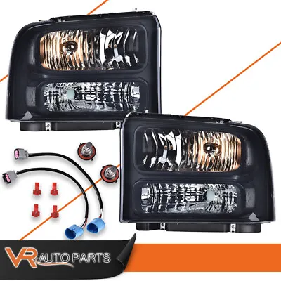 Fit For 1999-2004 Ford F-250 F-350 Truck Excursion Conversion Headlights Lamp • $73.98