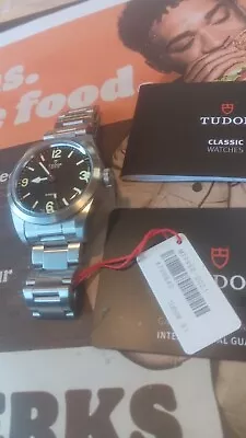 NEW TUDOR Ranger 39mm WATCH COMPLETE SET UNWORN M79950 0001 Slight Defect • $2350