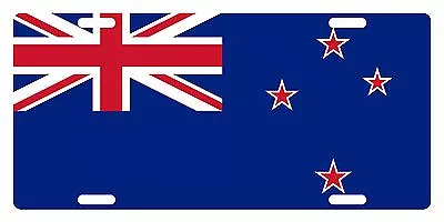 NEW ZEALAND Flag Custom License Plate NATIONAL Emblem ORIGINAL Version  • $13.41