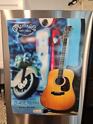 Rare 2012 Special Ed. Martin Guitar D-45e Retro Ready To Frame Poster • $16.88