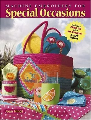 Machine Embroidery For Special Occasions Joan Hinds • £3.49