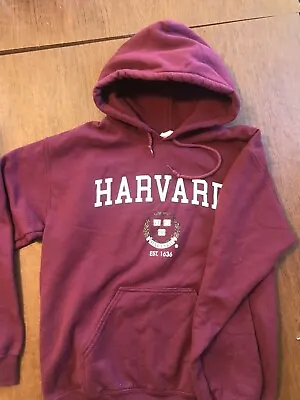 Harvard University - Hoodie Sweatshirt  - Size Small • £28.95