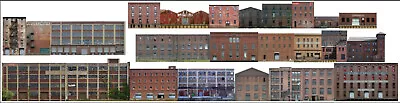 TRACKSIDE BACKDROP #403 Industrial Buildings HO Scale • $46.99