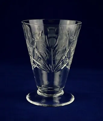 £24.50 • Buy Edinburgh Crystal “THISTLE” Whiskey Glass / Tumbler – 10cms (4″) Tall