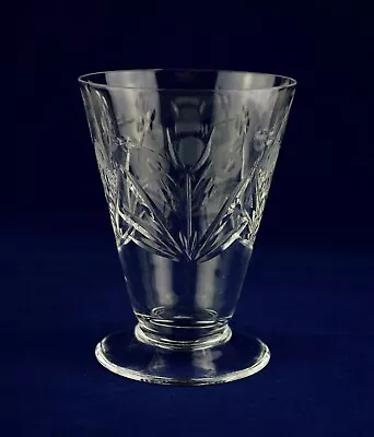 £24.50 • Buy Edinburgh Crystal “THISTLE” Whiskey Glass / Tumbler – 10cms (4″) Tall