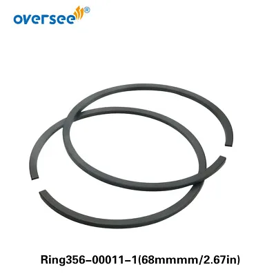 356-00011-0 Piston Ring STD For Tohatsu Outboard 2T 40HP 50HP Mercury Mercruiser • $13.78