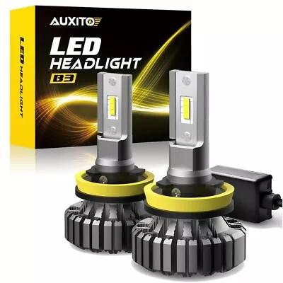 AUXITO 9005 HB3 LED Fanless Headlight 20000LM High/Lo Beam Bulb 6500K CANBUS EXC • $29.99