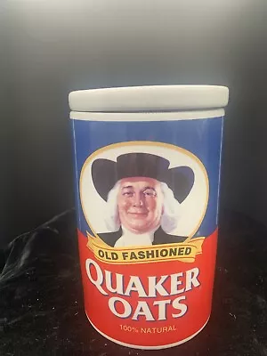 Vintage 1997 QUAKER OATS Ceramic Cookie Jar 120TH Anniversary Limited EditionNEW • $40