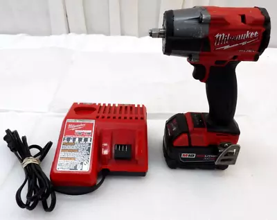 Milwaukee 2960-20 M18 18V Fuel Brushless 3/8  Mid-Torque Impact Wrench W/5Ah Bat • $179.95