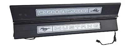 2015-2023 Ford Mustang Lighted Door Sill Plates   PAIR OEM New FR3B-6313222C-168 • $55