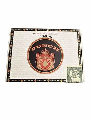 Vtg Punch Wood Box 25 Empty Cigar Box Honduras American Tabaco - Corona Royale • $1.99