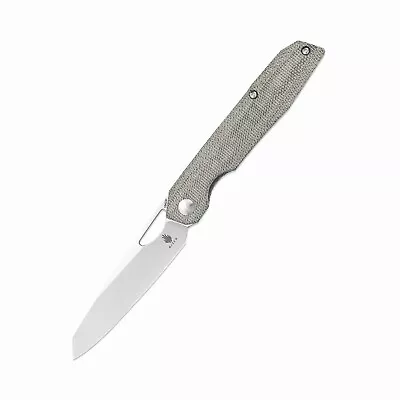 Kizer Genie EDC Pocket Knife Green Micarta Handle 154CM Steel V4545C1 • $45