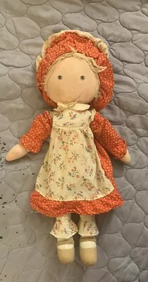 Knickerbocker Holly Hobbie CARRIE 15” Ragdoll 1970s Vintage READ • $11.95