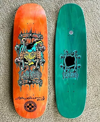 John Lucero SIGNED X2 Black Label Skateboards 9.5 Santa Cruz Dogtown Jester • $109.99