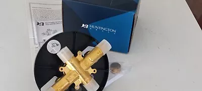Huntington Brass Forged P0123199 Shower Rough In Mixing Valve 1/2  Fittings Nib • $44.99