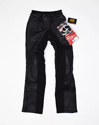  NO RESERVE  IXS X-Hose Tamara Woman Leather Motorcycle Black Pants Size 34 *New • $92.95