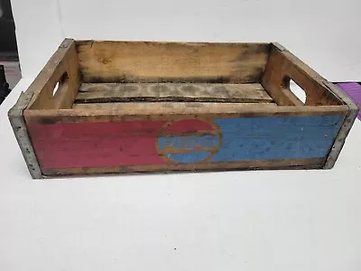 Vintage Pepsi - Cola Wood Soda Crate Case Box • $24.95