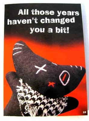 £2.90 • Buy Birthday Greetings Cards Dark Dudes Beastie Dude Card With Friendship Bracelet
