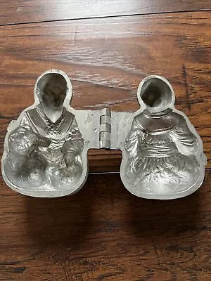 Antique 1920’s Buddha Pewter Ice Cream Mold • $14.99