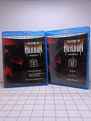 Masters Of Horror: Season 1 Vol 1 + 2 (Blu-ray) • $30