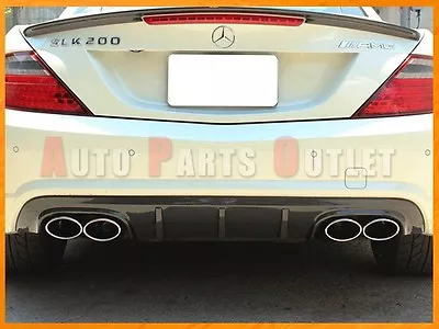 12-14 M-BENZ AMG Type Carbon Fiber Diffuser For R172 SLK250 SLK350 Convertible • $329