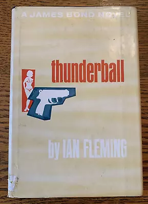 1961 Hardcover Thunderball By Ian Fleming W/Dust Jacket - Book Club 1st Edition • $9.99