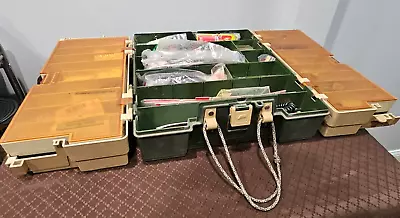 Vintage Plano Tackle/Tool Box #767 Full Of Fishing Lures Some Vintage ***READ*** • $63.75