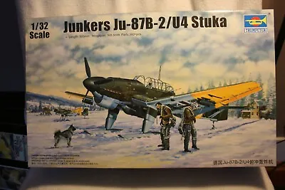 Trumpeter Junkers Ju-87 B-2/ U4 Stuka 03215 1/32 Scale Model Kit NEW • $45