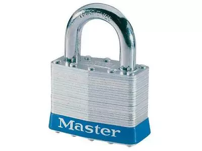 Master Lock Laminated Steel 51Mm Padlock 4-Pin - Keyed Alike MLK5KA1 • £16.09