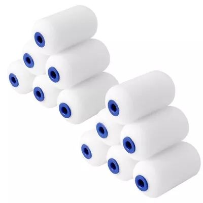 WORKPRO Small Paint Roller 2.5 Inch 12-Pack Mini Foam Paint Roller Covers • $17.99