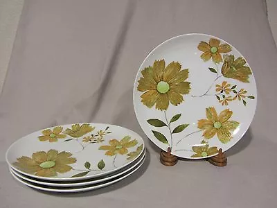 Mikasa Eclipse China  Golden Berry  - Dinner Plates - Set Of 4 - EXCELLENT • $37.99