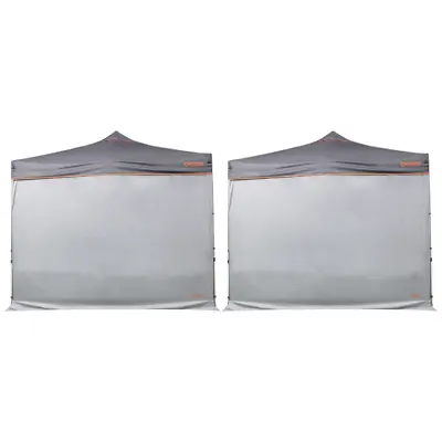 $158.99 • Buy Gazebo Side Wall Solid Waterproof 3m Width In Carry Bag Silver