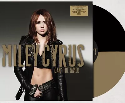 Miley Cyrus Can't Be Tamed Vinyl New! Limited Gold Black Lp! Who Owns My Heart • $49.99