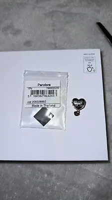 Genuine Pandora Love You Mum Heart Charm Item 788830C00  • £20.99