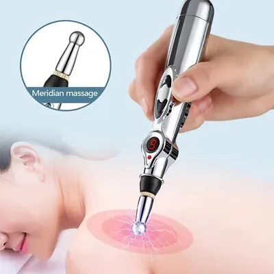 $9.89 • Buy Electronic Acupuncture Pen Electric Meridians Laser Therapy Heal Massage Pen...