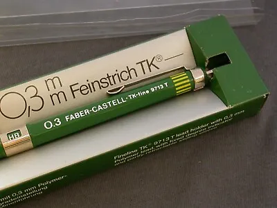 Vtg Faber Castell / Tk-fine 9713 Mechanical Pencil 0.3mm / N.o.s. / W. Germany / • $79.99