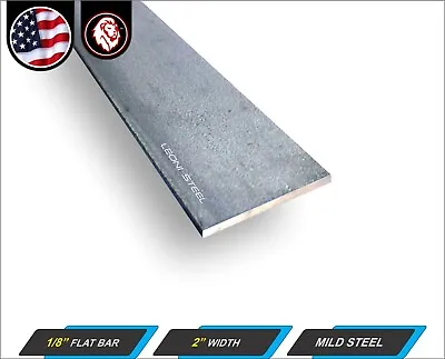 1/8  X 2  Steel Flat Bar - Metal Stock - Mild Steel - 96  Long (8-ft) • $19.75