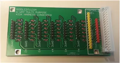 Multi Fighter Kick Harness Condenser For Jamma 6in1 Switcher Arcade With Cables • $123