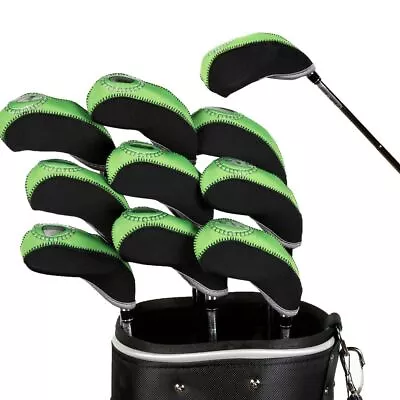 $15.86 • Buy 10Pcs Golf Head Cover Iron Putter Driver Headcover Protective Set Club Covers