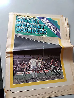 CITY'S WEMBLEY WONDERS Manchester Evening News FA Cup Special 1981 • £4.99