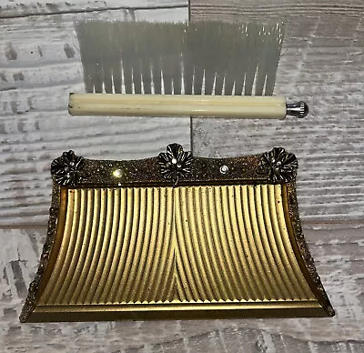 Vintage Ornate Victorian Butler/Table Crumb Sweeper Catcher In Box • $9.99